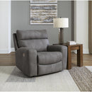 Manufacturer Color_Slate  -- Signature Design by Ashley Next Gen DuraPella Power Leather Look Recliner IMAGE 8