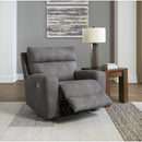  Manufacturer Color_Slate  -- Signature Design by Ashley Next Gen DuraPella Power Leather Look Recliner IMAGE 9