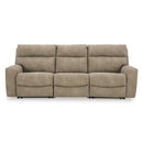  Manufacturer Color_Sand  -- Next-Gen DuraPella 61004S2 3 pc Power Reclining Sectional Sofa IMAGE 1