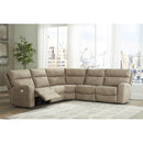  Manufacturer Color_Sand  -- Next-Gen DuraPella 61004S6 5 pc Power Reclining Sectional IMAGE 4