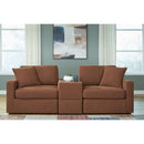  Manufacturer Color_Spice  -- Signature Design by Ashley Modmax Stationary Fabric Sofa IMAGE 1