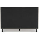 Size_Queen  -- Cielden B1199-81 Queen Upholstered Bed with Roll Slats IMAGE 4