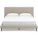  Size_King  -- Cielden B1199-82 King Upholstered Bed with Roll Slats IMAGE 2