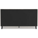  Size_King  -- Cielden B1199-82 King Upholstered Bed with Roll Slats IMAGE 4