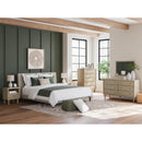  Size_King  -- Cielden B1199-82 King Upholstered Bed with Roll Slats IMAGE 8
