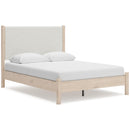  Size_Queen  -- Signature Design by Ashley Cadmori Upholstered Panel Bed IMAGE 1
