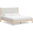  Size_King  -- Cadmori B2615B7 King Upholstered Panel Bed IMAGE 1
