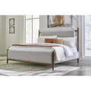  Size_Queen  -- Signature Design by Ashley Lyncott Upholstered Panel Bed IMAGE 4