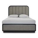  Size_Queen  -- Signature Design by Ashley Rowanbeck Upholstered Panel Bed IMAGE 2