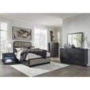  Size_Queen  -- Signature Design by Ashley Rowanbeck Upholstered Panel Bed IMAGE 7