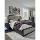  Size_California King  -- Rowanbeck B821B5 California King Upholstered Panel Bed IMAGE 10
