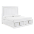  Size_Queen  -- Signature Design by Ashley Chalanna Upholstered Panel Bed with Storage IMAGE 2