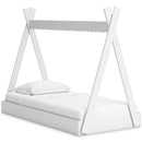  Size_Twin  -- Signature Design by Ashley Hallityn Panel Bed IMAGE 1