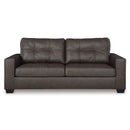  Manufacturer Color_Umber  -- Benchcraft Barlin Mills Stationary Leather Look Sofa IMAGE 2
