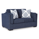 Manufacturer Color_Navy  -- Benchcraft Evansley Stationary Fabric Loveseat IMAGE 1
