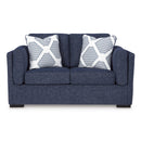  Manufacturer Color_Navy  -- Benchcraft Evansley Stationary Fabric Loveseat IMAGE 2