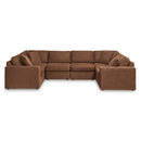  Manufacturer Color_Spice  -- Signature Design by Ashley Modmax Fabric 6 pc Sectional IMAGE 1