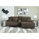  Manufacturer Color_Chocolate  -- Signature Design by Ashley Top Tier Reclining Fabric Sofa IMAGE 3