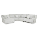  Manufacturer Color_Alloy  -- Top Tier 92706S2 6 pc Reclining Sectional with Chaise IMAGE 2