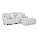  Manufacturer Color_Alloy  -- Top Tier 92706S4 3 pc Reclining Sectional Sofa with Chaise IMAGE 2