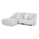  Manufacturer Color_Alloy  -- Top Tier 92706S5 3 pc Reclining Sectional Sofa with Chaise IMAGE 2