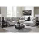  Manufacturer Color_Pewter -- Signature Design by Ashley Acklen Place Power Reclining Fabric 6 pc Sectional IMAGE 3