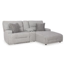 Manufacturer Color_Pewter -- Signature Design by Ashley Acklen Place Power Reclining Fabric Sofa IMAGE 1