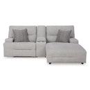  Manufacturer Color_Pewter -- Signature Design by Ashley Acklen Place Power Reclining Fabric Sofa IMAGE 3