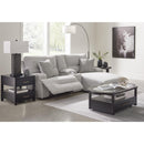  Manufacturer Color_Pewter -- Signature Design by Ashley Acklen Place Power Reclining Fabric Sofa IMAGE 5