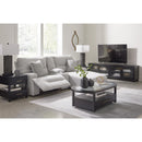  Manufacturer Color_Pewter -- Signature Design by Ashley Acklen Place Power Reclining Fabric Sofa IMAGE 6