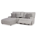  Manufacturer Color_Pewter -- Signature Design by Ashley Acklen Place Power Reclining Fabric Sofa IMAGE 1