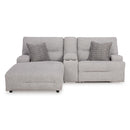  Manufacturer Color_Pewter -- Signature Design by Ashley Acklen Place Power Reclining Fabric Sofa IMAGE 2