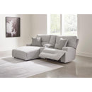  Manufacturer Color_Pewter -- Signature Design by Ashley Acklen Place Power Reclining Fabric Sofa IMAGE 3