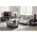  Manufacturer Color_Pewter -- Signature Design by Ashley Acklen Place Power Reclining Fabric Sofa IMAGE 5