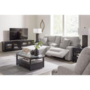  Manufacturer Color_Pewter -- Signature Design by Ashley Acklen Place Power Reclining Fabric Sofa IMAGE 6