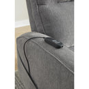  Manufacturer Color_Grey -- Signature Design by Ashley Starganza Power Fabric Recliner IMAGE 12