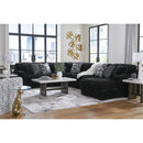  Manufacturer Color_Onyx  -- Signature Design by Ashley Midnight Madness Fabric 4 pc Sectional IMAGE 5