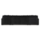  Manufacturer Color_Onyx  -- Signature Design by Ashley Midnight Madness Fabric 3 pc Sectional IMAGE 2