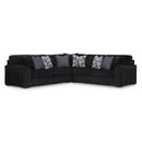  Manufacturer Color_Onyx  -- Signature Design by Ashley Midnight Madness Fabric 3 pc Sectional IMAGE 1