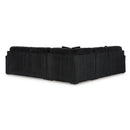  Manufacturer Color_Onyx  -- Signature Design by Ashley Midnight Madness Fabric 3 pc Sectional IMAGE 2