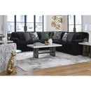  Manufacturer Color_Onyx  -- Signature Design by Ashley Midnight Madness Fabric 3 pc Sectional IMAGE 5