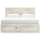  Size_King  -- Signature Design by Ashley Lawroy Panel Bed with Storage IMAGE 3