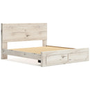  Size_King  -- Signature Design by Ashley Lawroy Panel Bed with Storage IMAGE 7