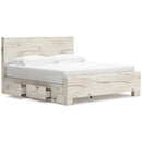  Size_King  -- Signature Design by Ashley Lawroy Panel Bed with Storage IMAGE 2