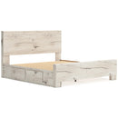  Size_King  -- Signature Design by Ashley Lawroy Panel Bed with Storage IMAGE 7
