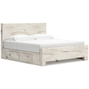  Size_King  -- Signature Design by Ashley Lawroy Panel Bed with Storage IMAGE 1