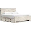  Size_King  -- Signature Design by Ashley Lawroy Panel Bed with Storage IMAGE 2