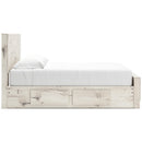  Size_King  -- Signature Design by Ashley Lawroy Panel Bed with Storage IMAGE 4