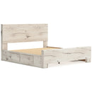  Size_King  -- Signature Design by Ashley Lawroy Panel Bed with Storage IMAGE 7