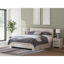  Size_King  -- Signature Design by Ashley Lawroy Panel Bed with Storage IMAGE 8